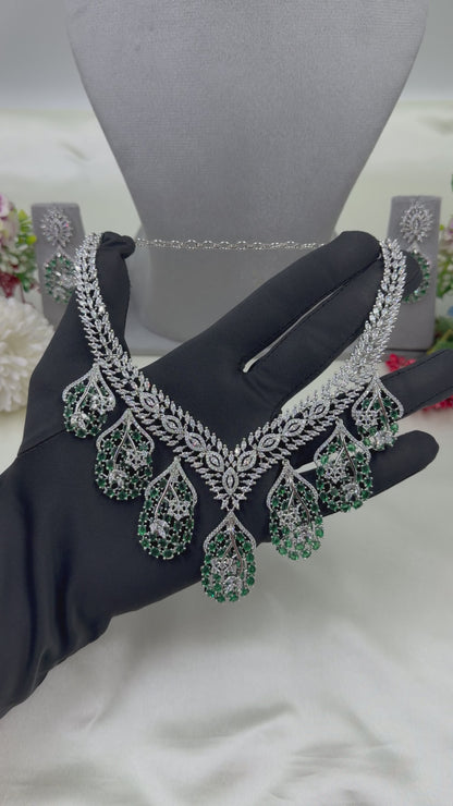 Hansika American Diamond Necklace