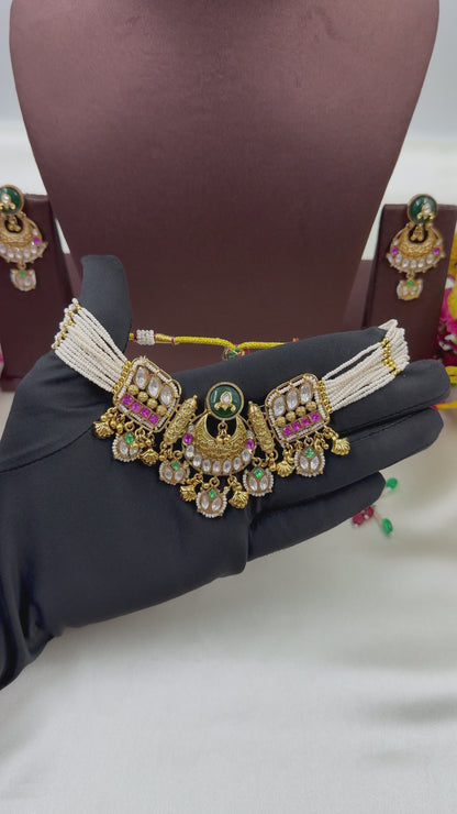 Radhika Heritage Choker Necklace