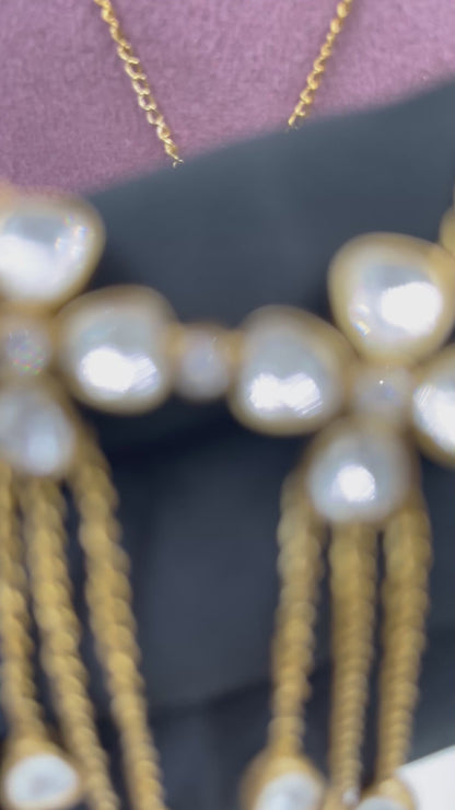 Star Droplets Chain Necklace