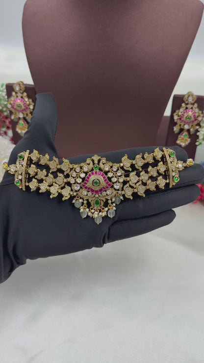Naina Victorian Traditional Choker Necklace Set