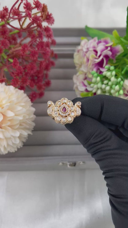 GleamVeda Moissanite Ring