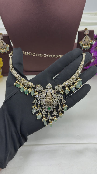 Sayli Traditional Temple Hasli Necklace Set