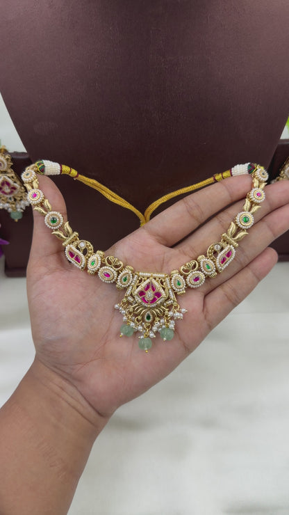 Shreya Heritage Chorski Necklace Set