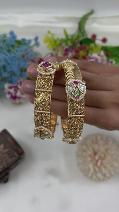 Pallavi Heritage Bangles (Openable)