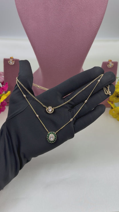 Hema Moissanite Chain Pendant