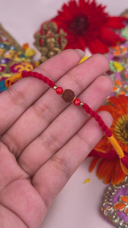 Classic Rudraksha Rakhi