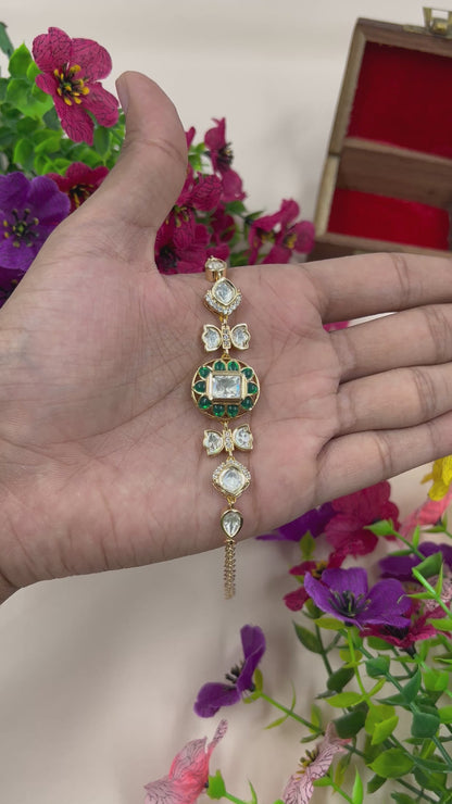 Deepa Moissanite Bracelet (Adjustable)