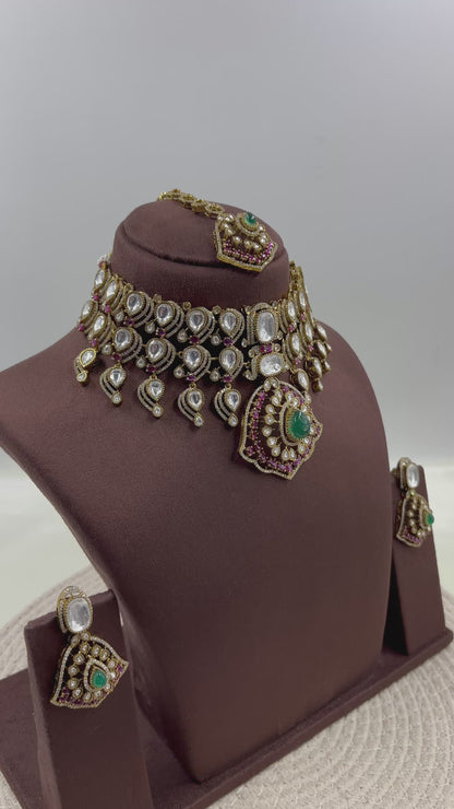 Payal Premium Moissanite Choker Necklace
