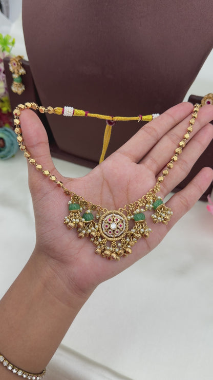 Isha Premium Chorski Necklace Set