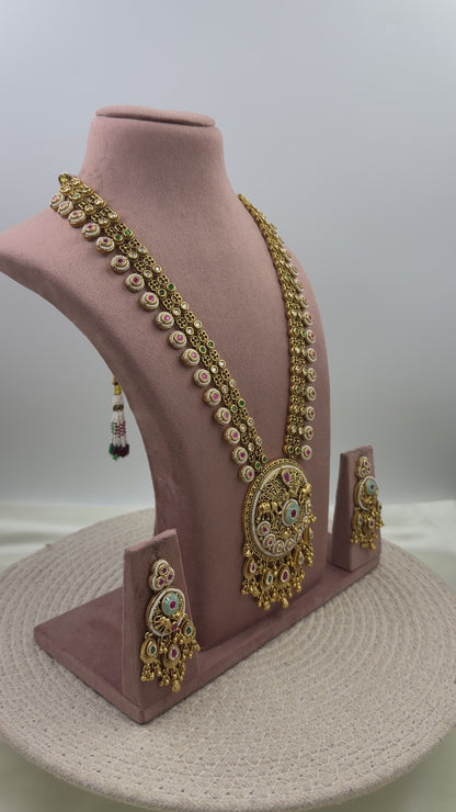 Madhuri Heritage Long Necklace Set