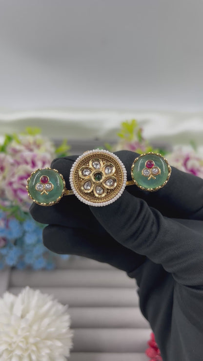 Rohini Heritage Two Finger Ring