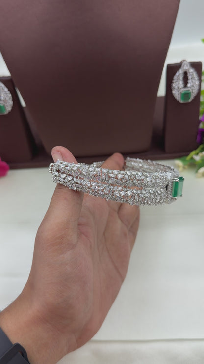 Amanda American Diamond Choker Necklace Set