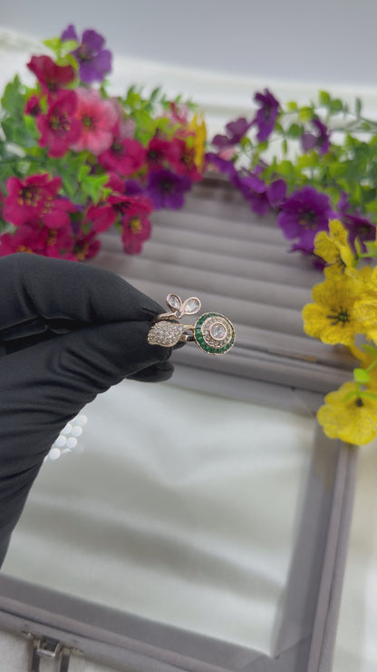 Zoya Moissanite Ring (Adjustable)