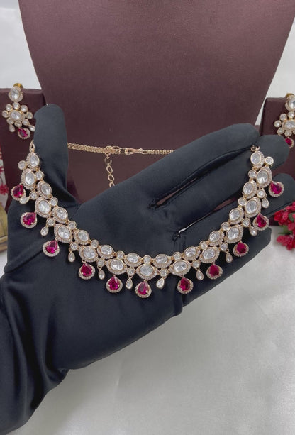 Vidhi Moissanite Necklace