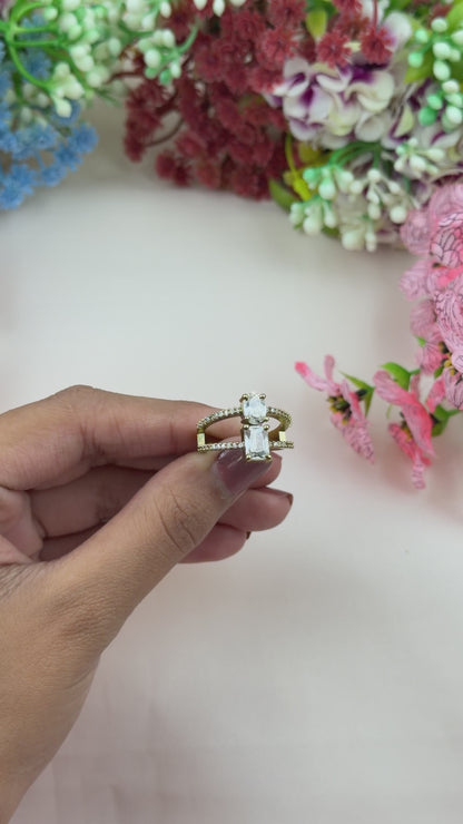 Roshni Victorian Ring (Adjustable)