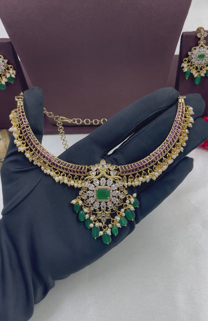 Malini Traditional Victorian Necklace