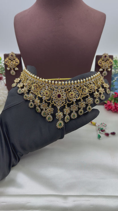 Alka Traditional Choker Necklace Set