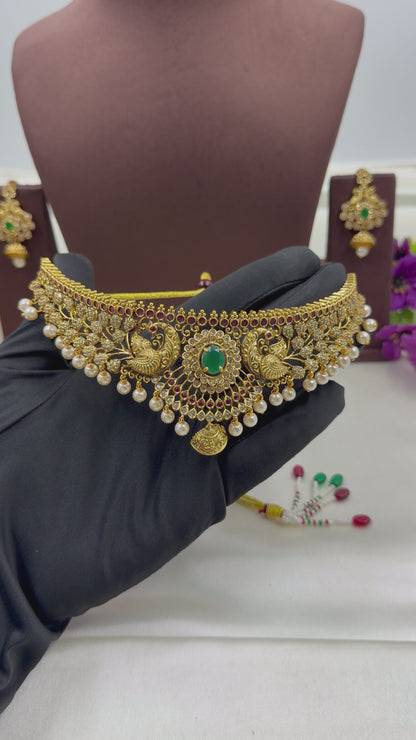 Anita Traditional Choker Necklace Set