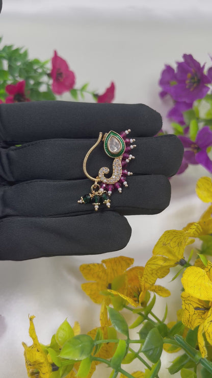 Revati Moissanite Nose Ring