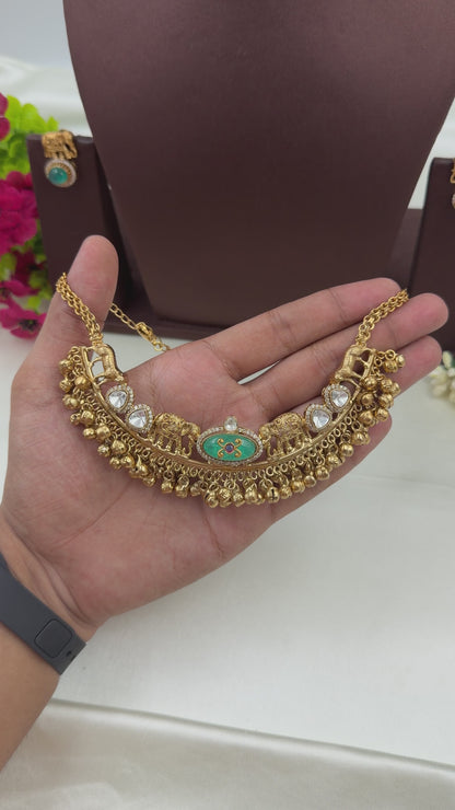Pallavi South Indian Necklace Set