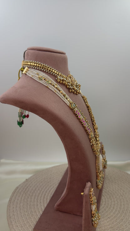 Netra Heritage Chorski Combo Necklace Set