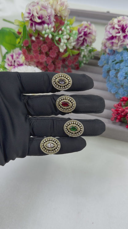 Yajna Victorian American Diamond Ring (Adjustable)