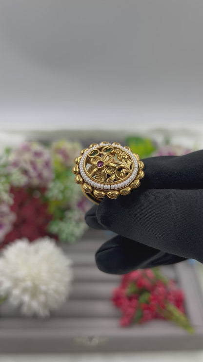 Heena Heritage Finger Ring (Adjustable)