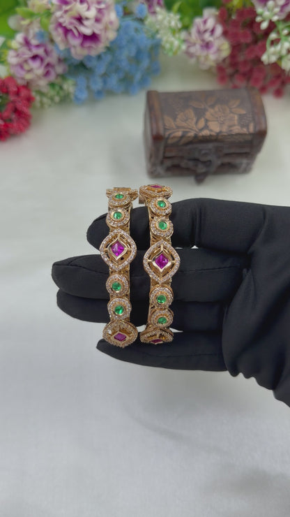 Swara Heritage Bangles (Openable)