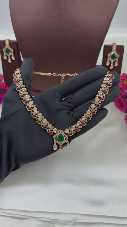 Mamta Moissanite Delicate Necklace