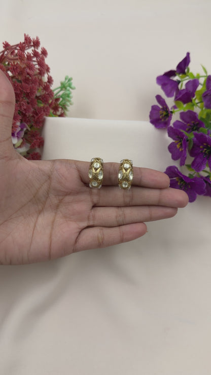 Pihu Polki Stone Earring