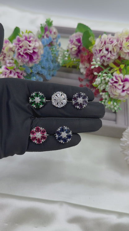 Julia American Diamond Ring (Adjustable)