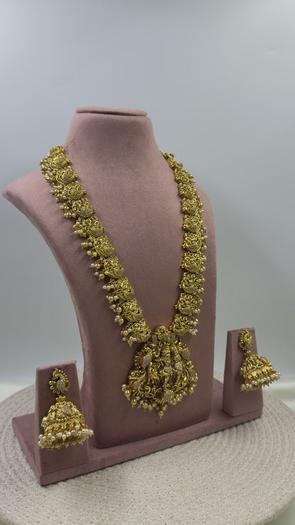 Radha Krishna Long Necklace Set