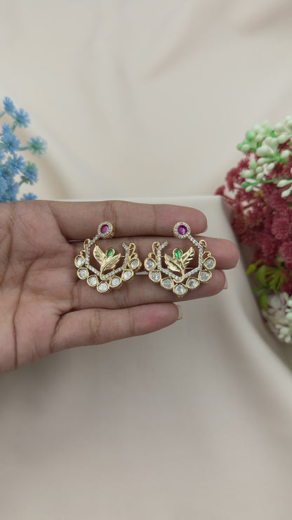 Priya Moissanite Earring
