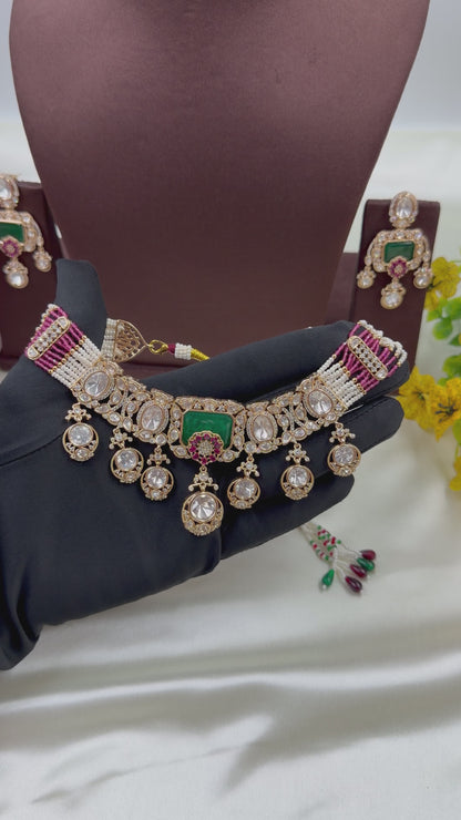 Ayesha Moissanite Necklace
