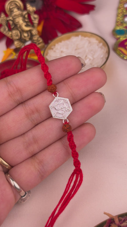 Om Rudraksha Rakhi