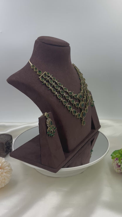 Gulbahar Rani Victorian Layered Necklace