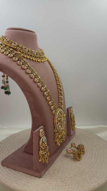 Pranali Heritage Chorski Combo Necklace Set