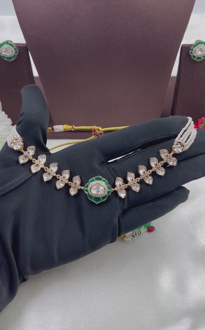 Bhumi Moissanite Choker Necklace