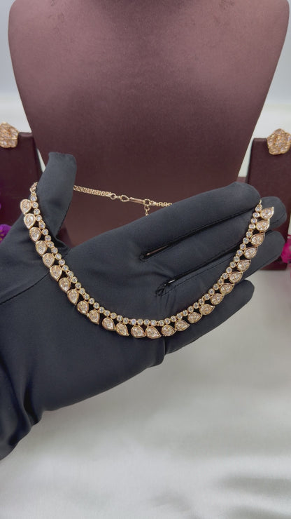 Andrea Moissanite Delicate Necklace