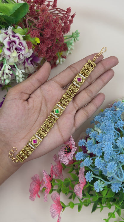 Priyanshi Heritage Chorski Bracelet (Adjustable)