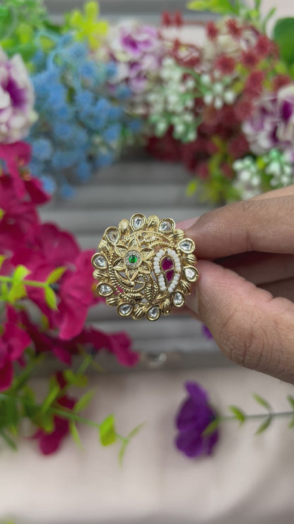 Tanisha Premium Chorski Ring (Adjustable)