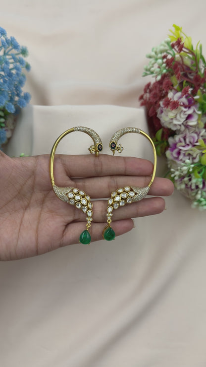 Vinita Peacock Chorski Earcuff