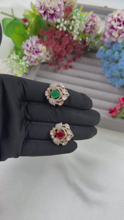 Disha Moissanite Ring (Adjustable)