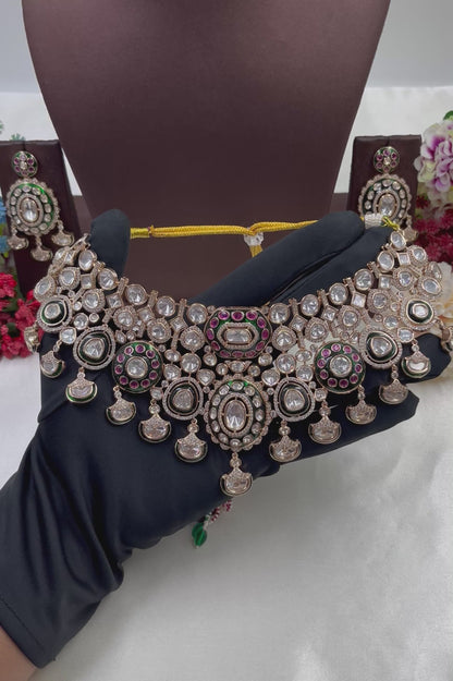 Savitri Moissanite Semi Bridal Set