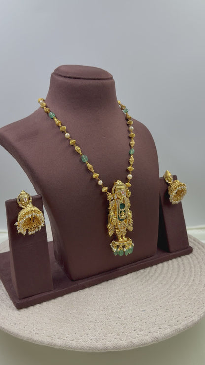 Sridevi South Indian Temple Necklace