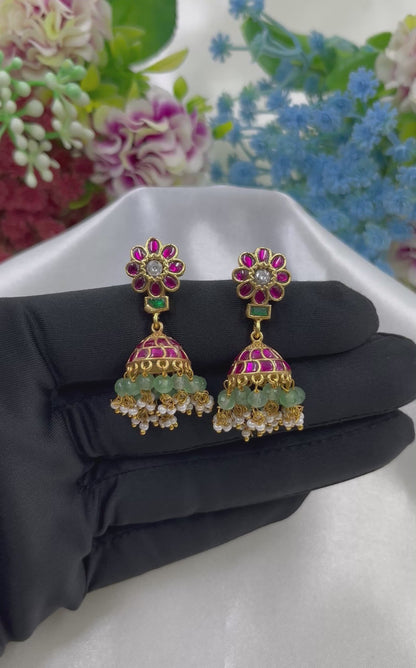 Padma Jadau Pachi Kundan Jumka