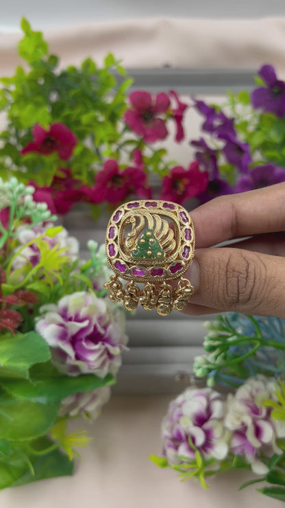 Mithali Heritage Ring (Adjustable)