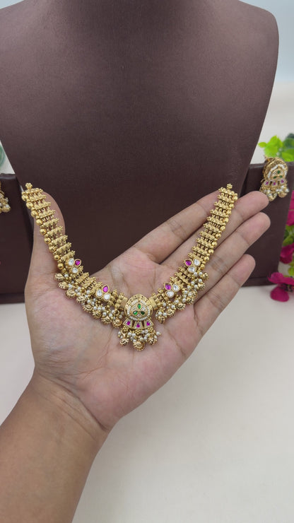 Meghavi Heritage Chorski Necklace Set