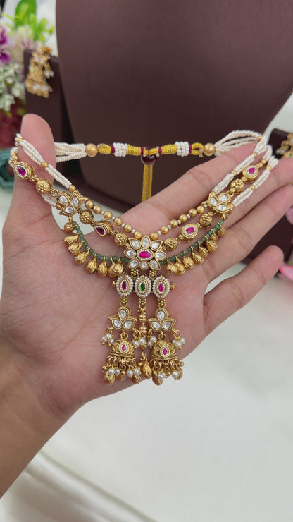 Rutika Premium Chorski Necklace Set