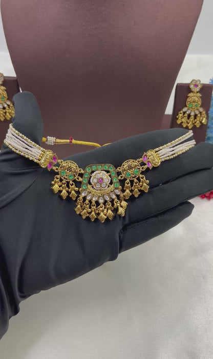 Juhi Heritage Delicate Choker Necklace